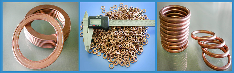 Copper Washers in various forms